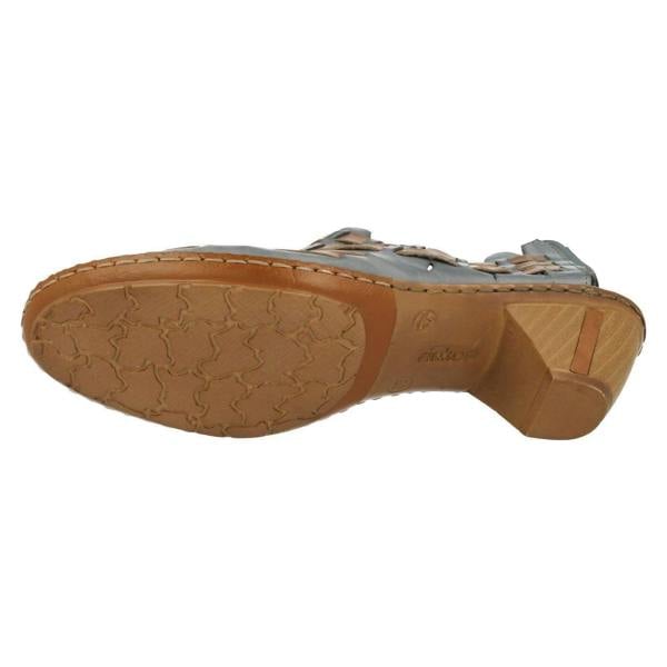 Rieker Ladies Rieker Sling Back Shoes With Woven Detail 46778