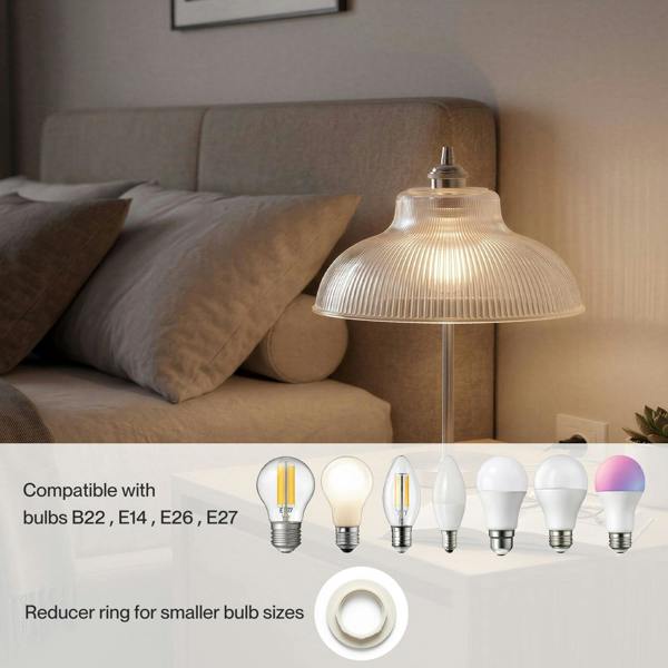 Emitto Ceiling Light Shade Pendant Glass Lamp Bistro Adjustable Clear Color