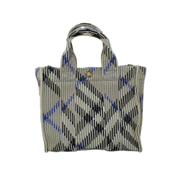 Burberry Mini Knitted Tote - Lichen