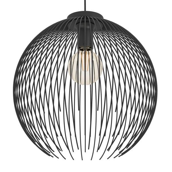 EGLO Venezuela Black Steel Pendant Light