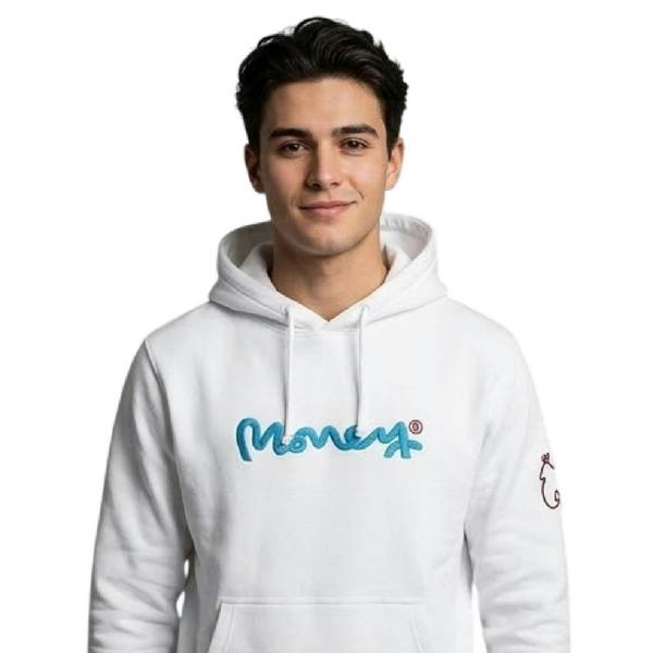 Money Mens Chop Hoodie - White - 