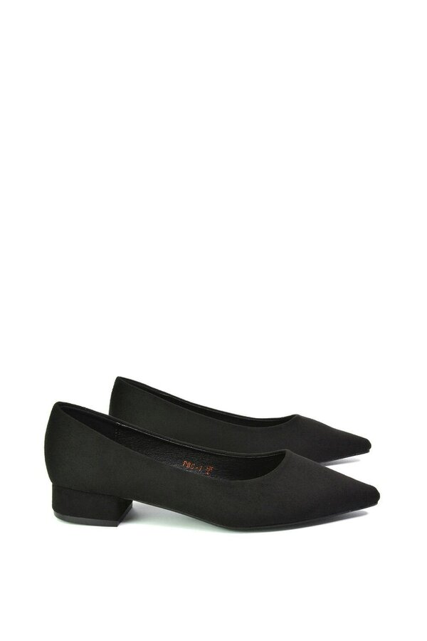 XY LONDON Pointed Toe Wedding Shoes Low Heel Bridal Heels