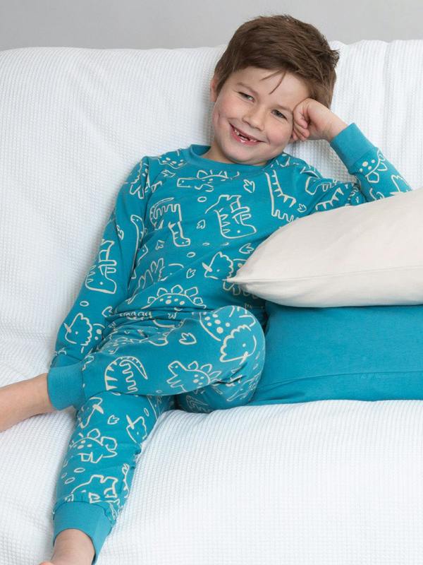 Kite Boys Organic Doodle Dino Pyjamas