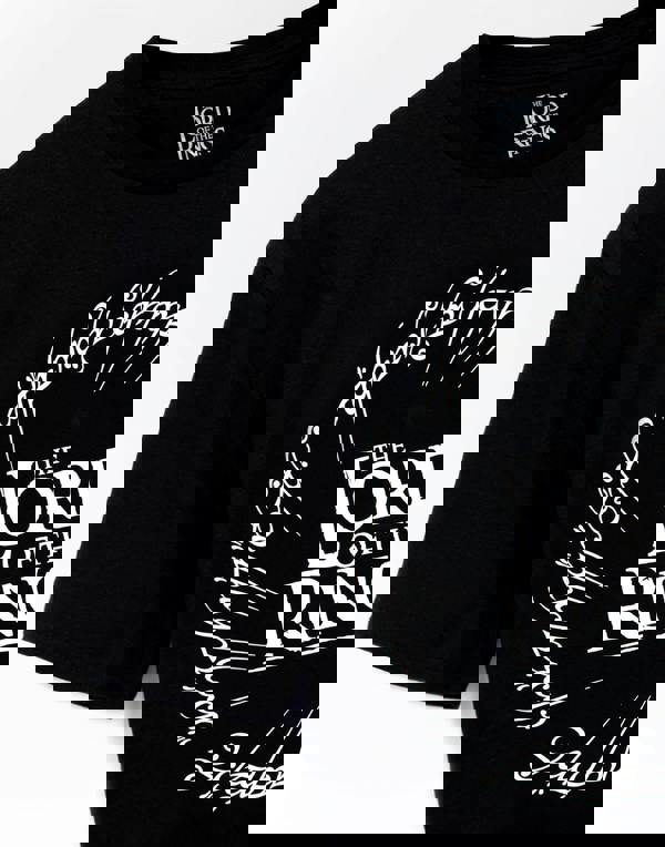 Lord Of The Rings Mens Black Logo Short Sleeved T-Shirt