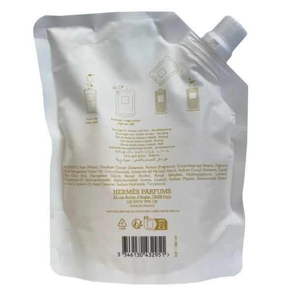 Hermes Le Jardin de Monsieur Li Hair and Body Shower Gel 200ml Refill Pouch
