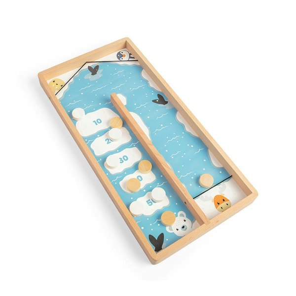 Bigjigs Toys Wooden Ice Puck Game