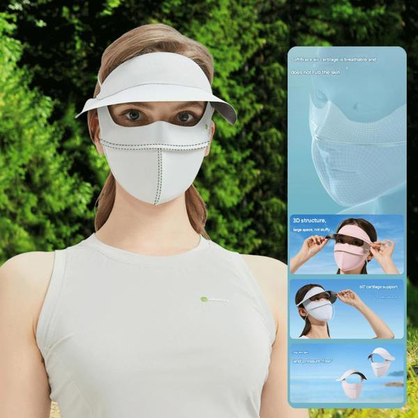 Anniou Vinyl Brim Sun Shield Mask