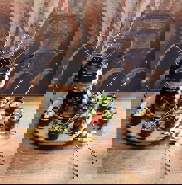 Artesà Six Person Party Fondue Set