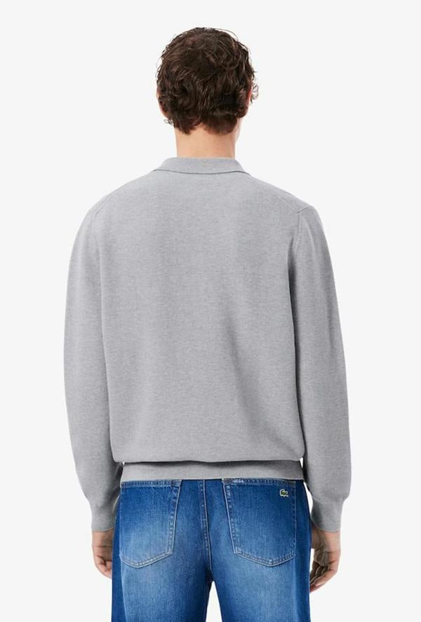 Lacoste Classic Fit Long Sleeved Knitted Polo Shirt