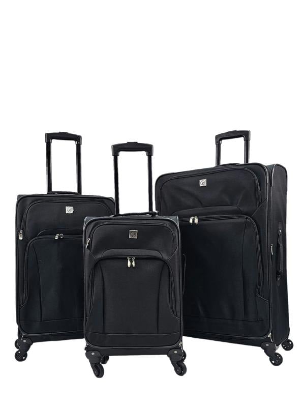 Infinity Luggage Lightweight Soft Shell Luggage Suitcase Travel Set