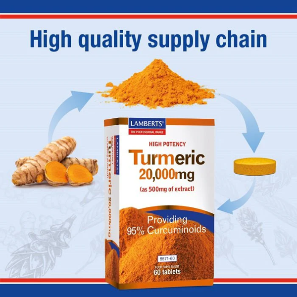 Lamberts Turmeric 20000mg 60 tablet
