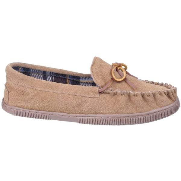 Cotswold Alberta Moccasin Men's Slippers in Beige
