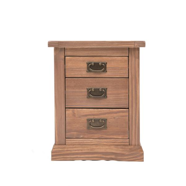 Tirolo 3 Drawer Bedside Table