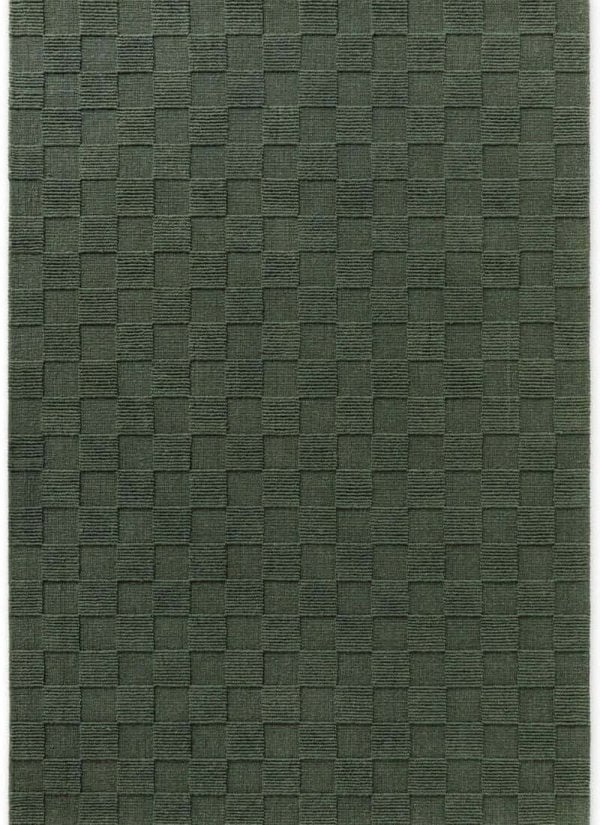 The Rugs Scala Handwoven Wool Rug - Quality Checkered Design