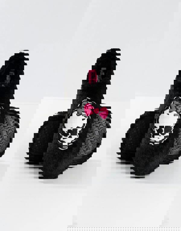 Monster High Womens Black Character Mule Slippers