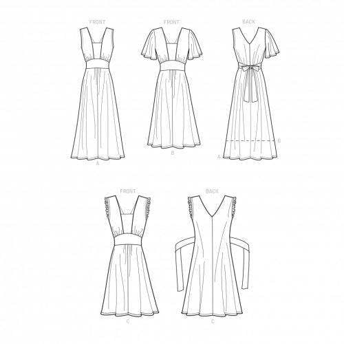 Simplicity Sewing Pattern 9325, Dresses for Women, AA (10-12-14-16-18) - Easy