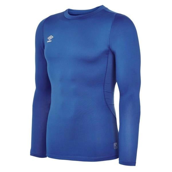 Umbro Childrens/Kids Core Long-Sleeved Base Layer Top - Royal Blue - 