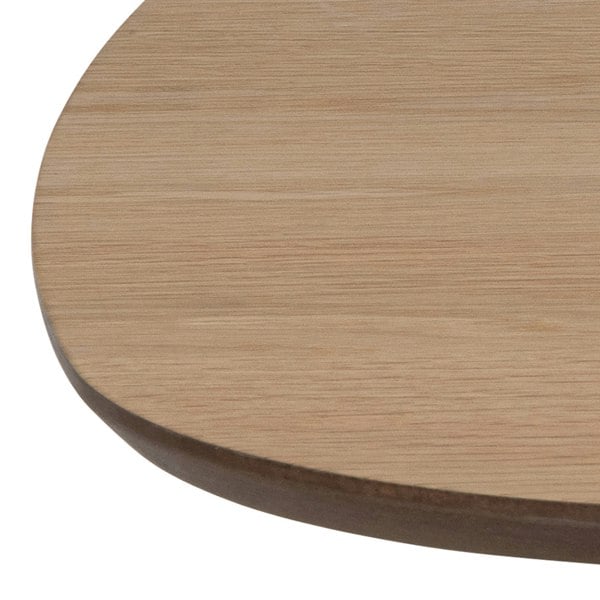 Furniture To Go Caracas Square Coffee Table in Oak and Matt Black