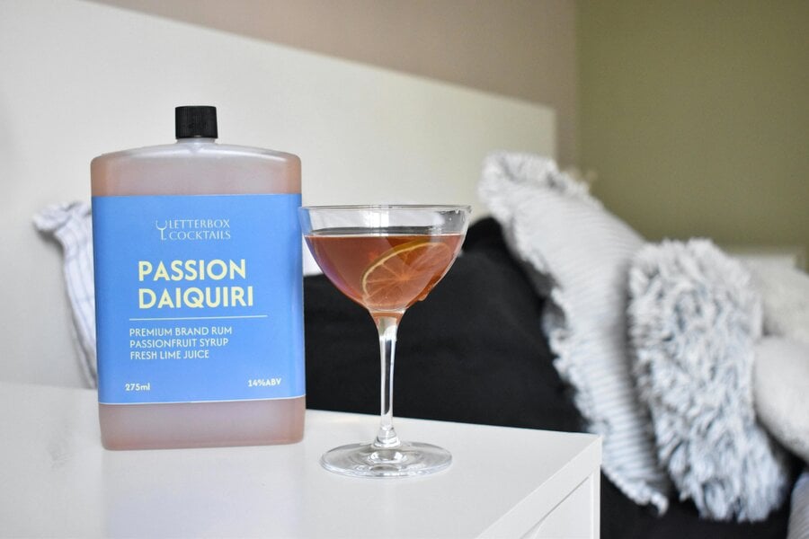 Letterbox Cocktails Passion Daiquiri Mini - Premium Letterbox Cocktail Gift
