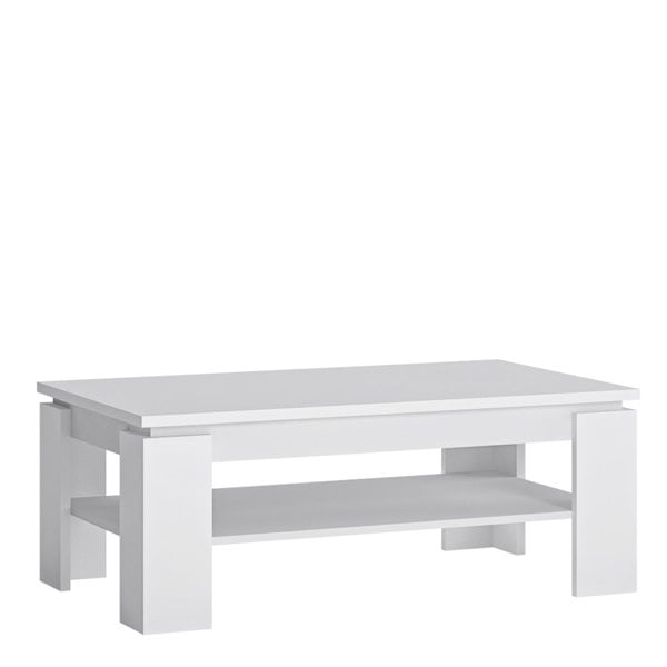 Furniture To Go Fribo Large Coffee Table in White