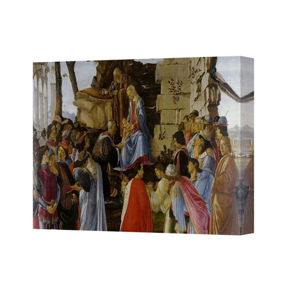 Benjamin Tate Design Canvas Print Of Biblical Scene With Jesus Among The Crowd