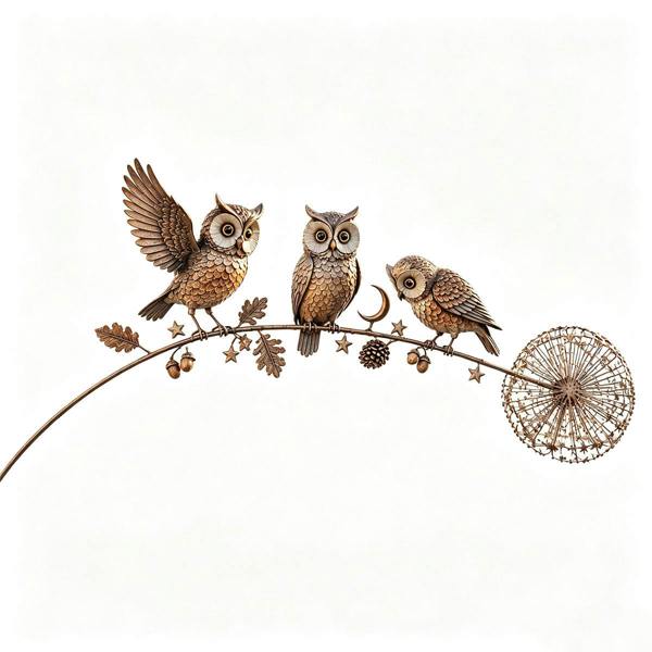 Leaper Metal Wrought-Iron Floral Ornaments
