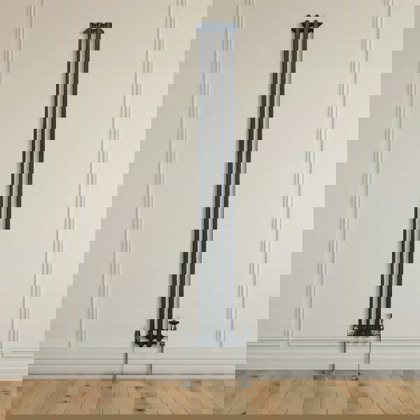 Monstershop Traditional 2 Column Radiator - 1800 x 202mm - Anthracite Grey