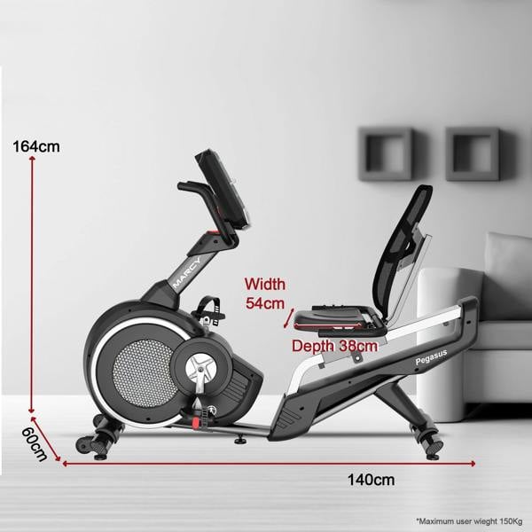 Marcy Pegasus Premium Home Recumbent Bike-170R