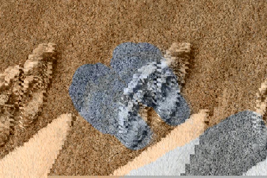 Smart Living Women's Faux Fur Slippers - Cozy, Warm, Durable Indoor/Outdoor House Shoes- Grey