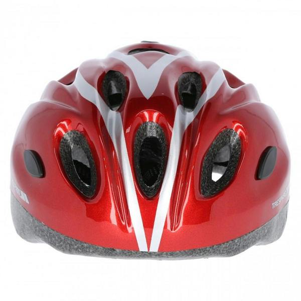 Trespass Childrens/Kids Tanky Cycling Safety Helmet - Metallic Red - 