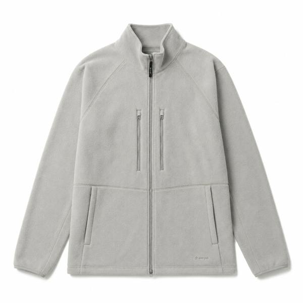Snow Peak Water-Repellent Fleece Jacket Light Grey