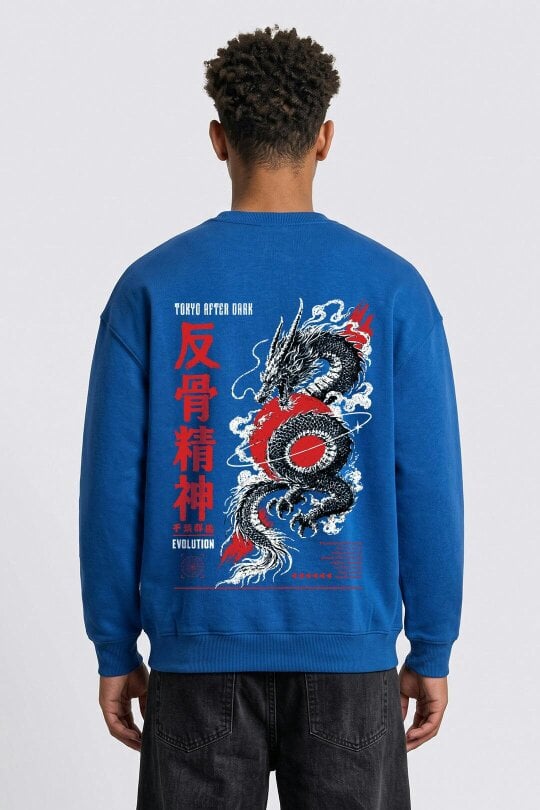 London Attitude Tokyo After Dark Graphic Sweatshirt