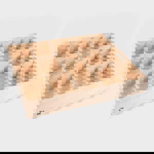 tickit Wooden Sorting Tray - 14 way