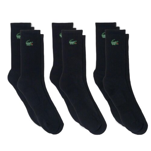 Lacoste 6-Pack Jacquard Crocodile  Sport Socks