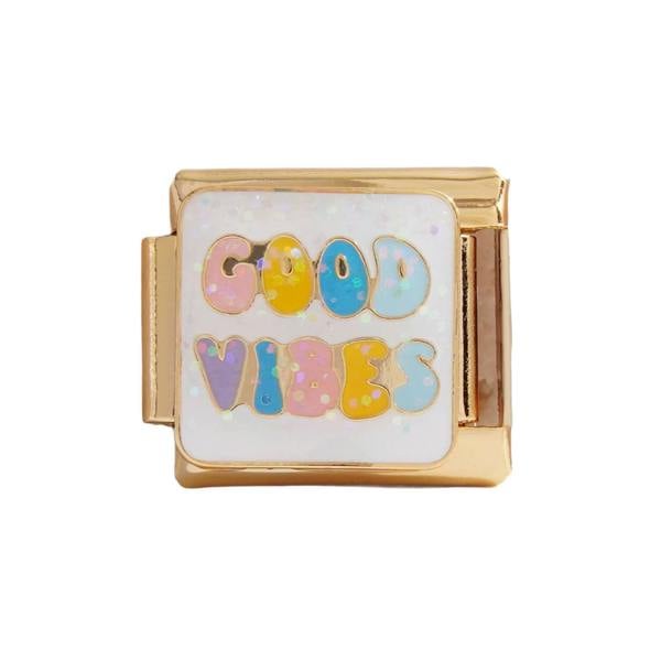 Serafina Good Vibes | Italian Style Bracelet Charm