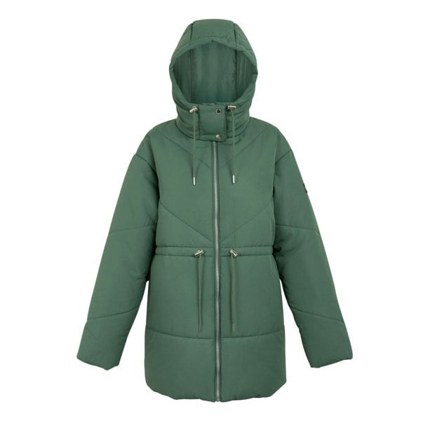 Regatta Womens/Ladies Rurie Baffled Padded Jacket - Darkest Forest Green