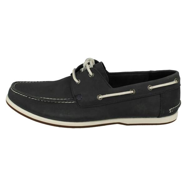 Clarks Mens Clarks Lace Up Deck Shoes Pickwell Sail