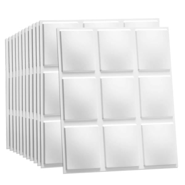 W3DP0007 - GA-WA07 Cubes Eco Friendly 3D Wall Panels Decorative Tiles - 50x50 cm - 12 Boards (for 3 sqm2)