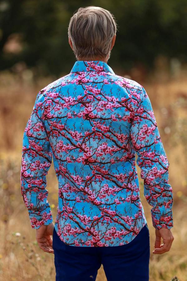 BLOSSOM  PRINT SHIRT – Premium Men's Patterned Shirt by Claudio Lugli | Bold Design, Tailored Fit, Best Printed Shirts