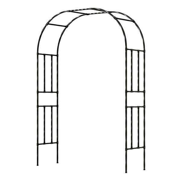 LAMBU 2.4M Metal Garden Arch Trellis Rose Climbing Plant Archway Tubular Frame