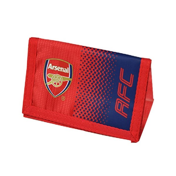 Arsenal FC Official Fade Touch Fastening Football Crest Wallet - Red/Blue