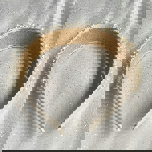 pearl headband in ivory