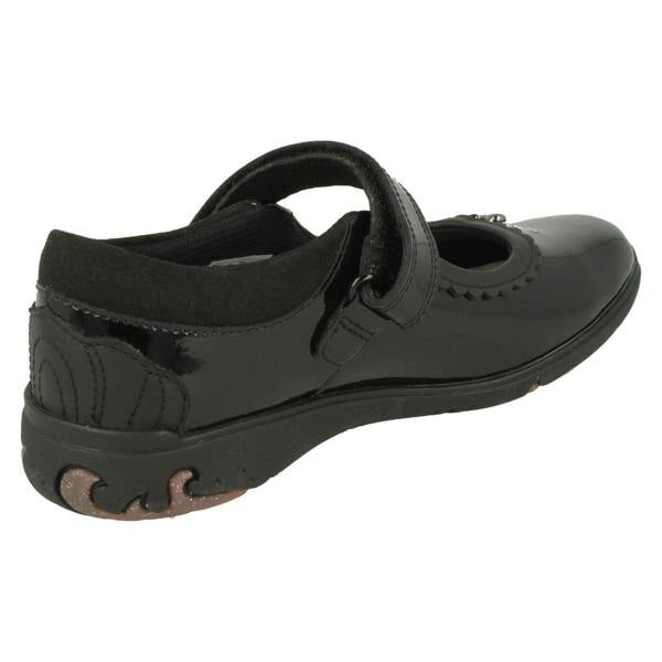 Clarks Girls Clarks Shell Detailed School Shoes Sea Shimmer K
