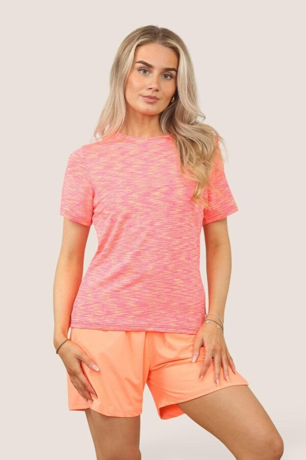 Elaina Fashion Women's Activewear Set – Lightweight Performance T-Shirt & Shorts with Pockets, Gym, Yoga, Running | Various Colours