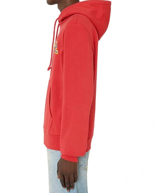 Diesel Pixel Logo S-Ginn K25 Hoodie - Red