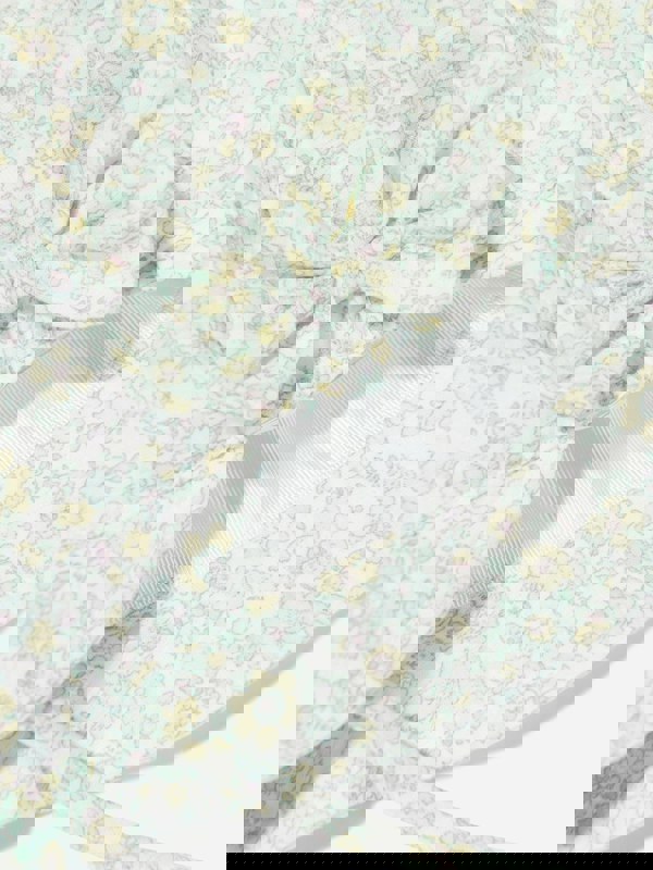 Paz Rodriguez Baby Girls Floral Hat in Green