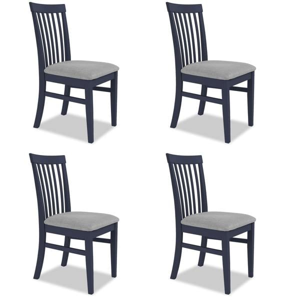 Statement Furniture Florence Highback Upholstered Chairs Set of 4