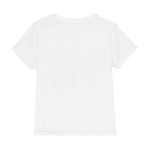 Tommy Hilfiger Girls Diamante Regular T-Shirt - Ivory - 