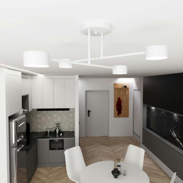 Emibig HALO Ceiling lamp 4 x GX53 White