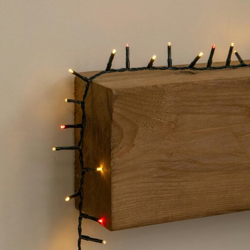 Samuel Alexander 75m 3000 LED TreeBrights Christmas String Lights in Red & Warm White